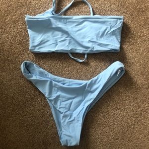 Light blue bikini set